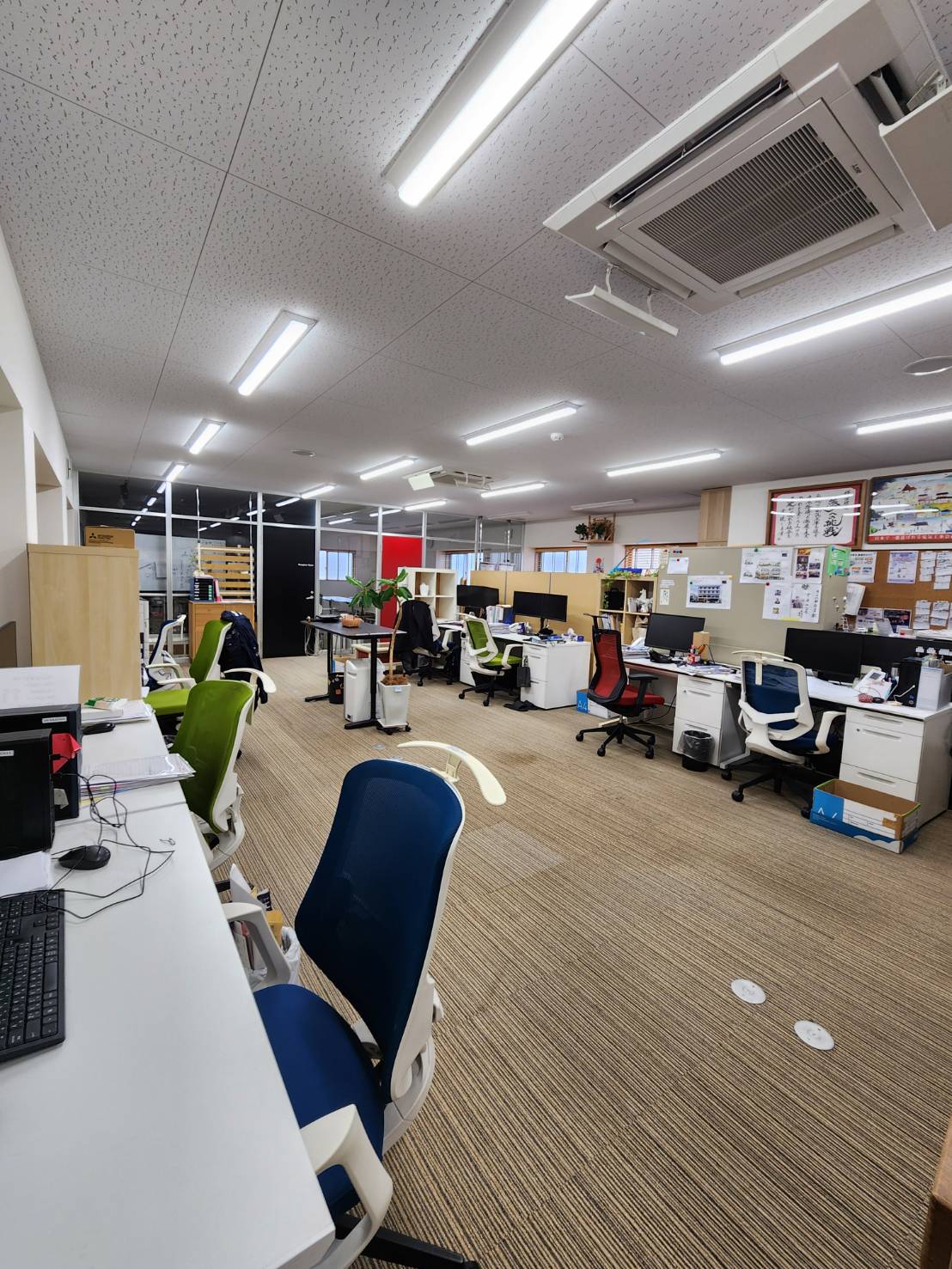 事務所レイアウト変更工事